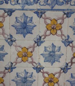 płytki azulejos ze wzorem pombaliańskim