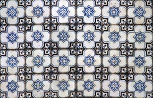 wzory dywanowe płytek azulejos