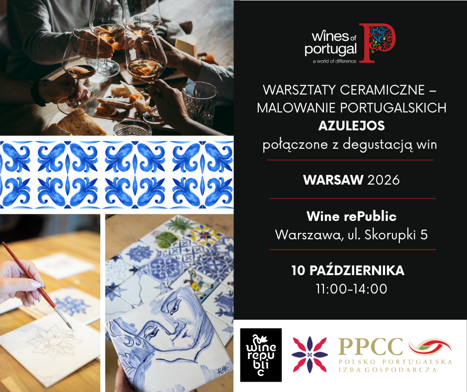 Warsztaty azulejos i degustacja wina w Warszawie malowanie kafelków w technice majoliki