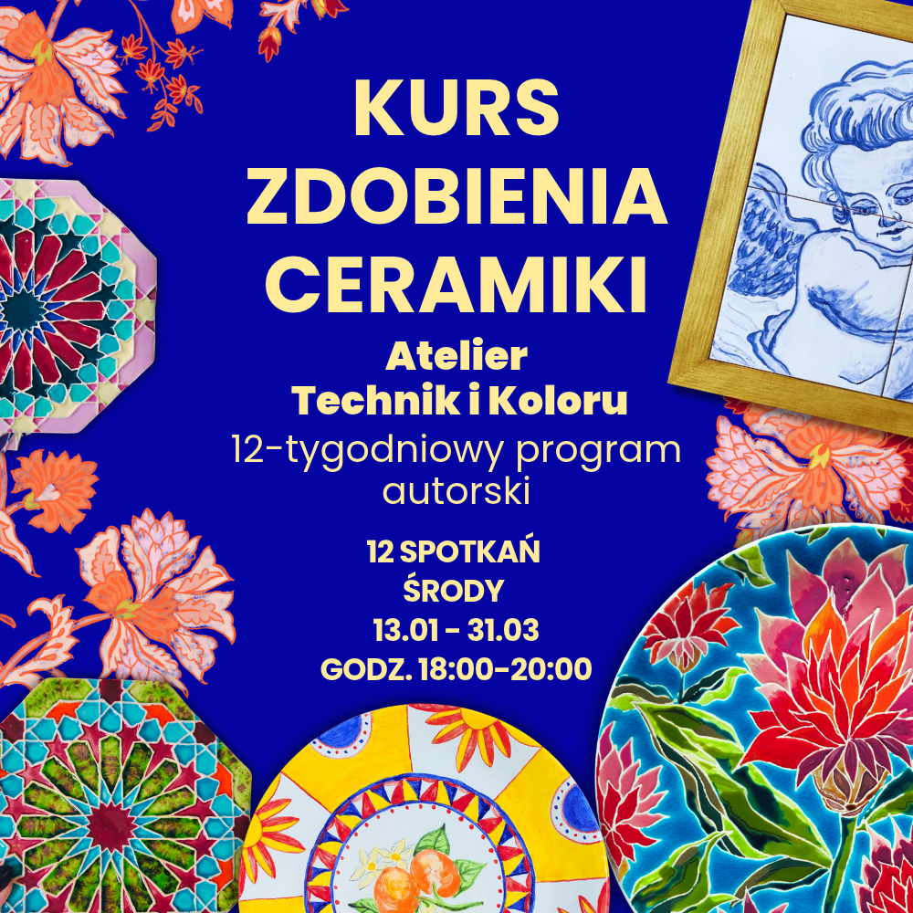 kurs zdobienia ceramiki Warszawa